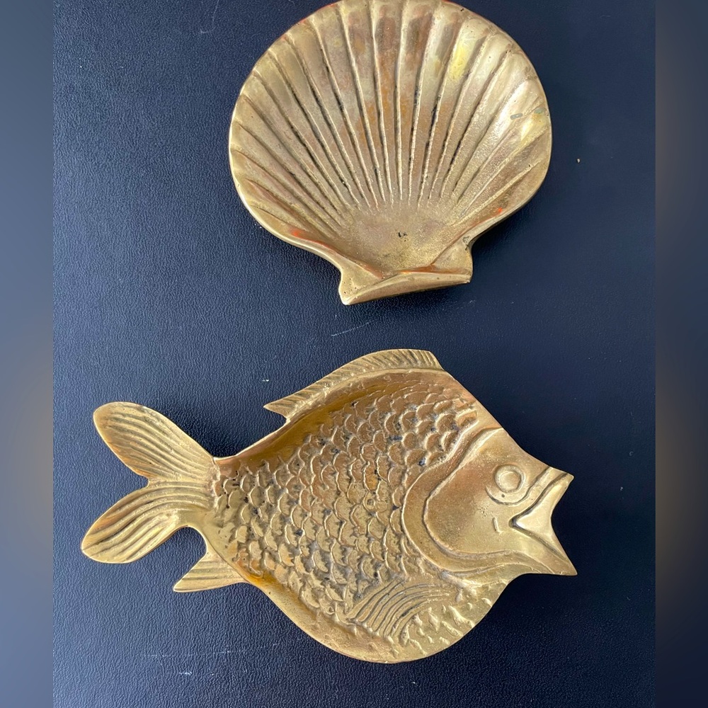 Brass Antique Ashtrays